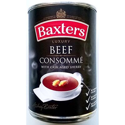 Baxters Beef Consomme Soup 3 x 400gm Baxters Beef Consomme Soup 3 x 400gm