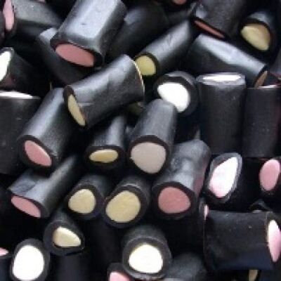 The Gourmet Sweet Company Liquorice Cream Rock 500g Share Bag by The Gourmet Sweet Company Liquorice Cream Rock 500g Share Bag by