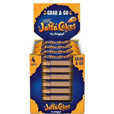 McVitie's Jaffa Cakes 4 Cake Snack Pack, 50 g (Pack of 20) McVitie's Jaffa Cakes 4 Cake Snack Pack, 50 g (Pack of 20)