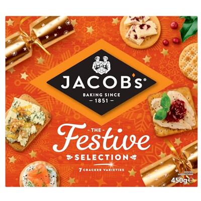 JACOB'S Biscuits For Cheese, 450 g (Pack of 6) JACOB'S Biscuits For Cheese, 450 g (Pack of 6)