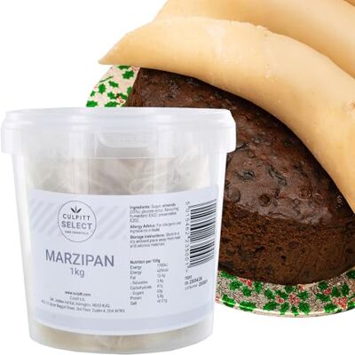 Culpitt Select Culpitt Ready To Roll Marzipan Icing 1kg For Cakes, Treats, Easter, Christmas Resealable Pack Culpitt Select Culpitt Ready To Roll Marzipan Icing 1kg For Cakes, Treats, Easter, Christmas Resealable Pack