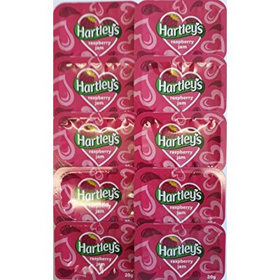 Hartleys 10 x 20g Hartley's Raspberry Jam Portions Hartleys 10 x 20g Hartley's Raspberry Jam Portions