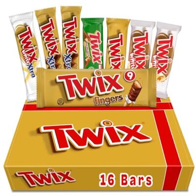 Twix Variety Flavour Chocolate Biscuit Bar Hamper Box Mixed Assortment Premium Hamper, Perfect for Coffee And Tea Pairings, Luxury Mixed Chocolate Assortment, Ideal For Gifting or Snacking Twix Variety Flavour Chocolate Biscuit Bar Hamper Box Mixed Assortment Premium Hamper, Perfect for Coffee And Tea Pairings, Luxury Mixed Chocolate Assortment, Ideal For Gifting or Snacking