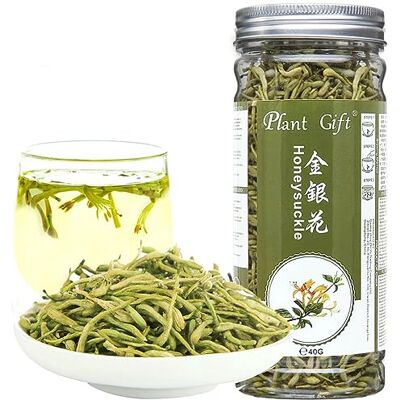 Plant Gift Honeysuckle Tea Bags 金银花茶, Mixed Tea 250g/8.81oz (5g*50bags) Non-GMO. No Additives. 100% Pure Natural Tea. Honeysuckle With Licorice, Mild Sweet Herbal Flavor. Great Hot. Plant Gift Honeysuckle Tea Bags 金银花茶, Mixed Tea 250g/8.81oz (5g*50bags) Non-GMO. No Additives. 100% Pure Natural Tea. Honeysuckle With Licorice, Mild Sweet Herbal Flavor. Great Hot.