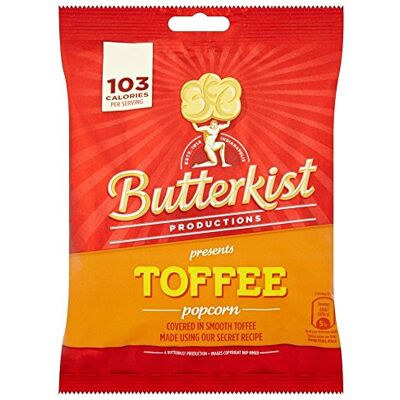 Butterkist Popcorn Toffee (100g) Pack of 6 Butterkist Popcorn Toffee (100g) Pack of 6