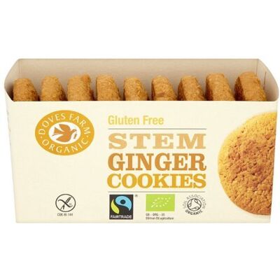 Doves Farm Organic Stem ginger Cookies 150 g (Pack of 1) Doves Farm Organic Stem ginger Cookies 150 g (Pack of 1)