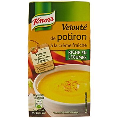 Knorr Pumpkin Soup with Fresh Cream Velvety 1L Knorr Pumpkin Soup with Fresh Cream Velvety 1L