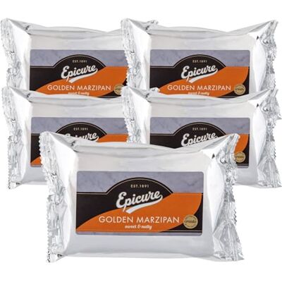 Epicure Golden Marzipan, Sweet Nutty Baking Essential, 500 g (12-Pack) Soft & Pliable, Perfect for Cakes & Decorations, Ideal for Celebrations Epicure Golden Marzipan, Sweet Nutty Baking Essential, 500 g (12-Pack) Soft & Pliable, Perfect for Cakes & Decorations, Ideal for Celebrations