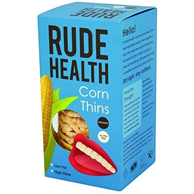 Rude Health Organic Corn Crackers 130g (Pack of 3) Rude Health Organic Corn Crackers 130g (Pack of 3)