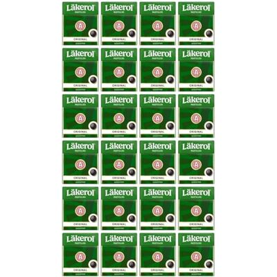 Cloetta Lakerol Original Pastilles 24 Boxes of 25g Cloetta Lakerol Original Pastilles 24 Boxes of 25g