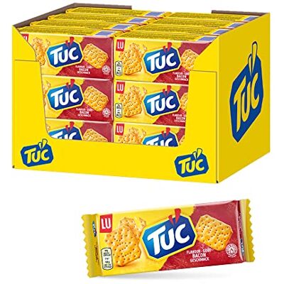 Tuc Bacon Cracker (24 Packs of 0.1 kg) Tuc Bacon Cracker (24 Packs of 0.1 kg)