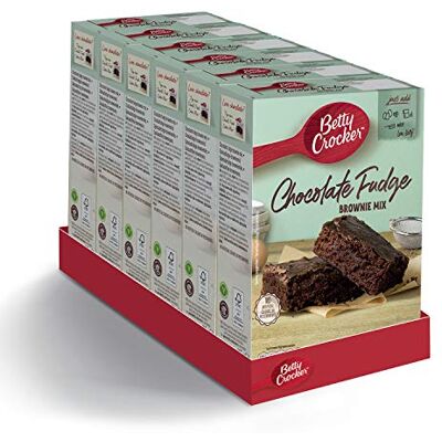 Betty Crocker Chocolate Fudge Brownie Mix 415g (Pack of 6) Betty Crocker Chocolate Fudge Brownie Mix 415g (Pack of 6)