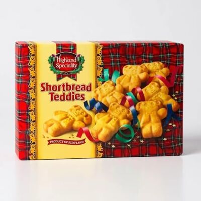 FabFinds Highland Speciality Scottish Shortbread Teddies 115g Traditional Butter Shortbread Biscuits in Teddy Bear Shapes Rich Crumbly Texture Teatime Snack & Gifting Assorted Pack Sizes (Pack of 12) FabFinds Highland Speciality Scottish Shortbread Teddies 115g Traditional Butter Shortbread Biscuits in Teddy Bear Shapes Rich Crumbly Texture Teatime Snack & Gifting Assorted Pack Sizes (Pack of 12)