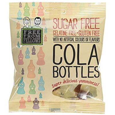 Free From Fellows 3 x Sugar Free Cola Bottles Sweets 100g Free From Fellows 3 x Sugar Free Cola Bottles Sweets 100g