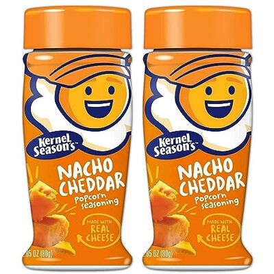 Kernel Season's Popcorn Seasoning, Nacho Cheddar, 80g (Pack of 2) Kernel Season's Popcorn Seasoning, Nacho Cheddar, 80g (Pack of 2)