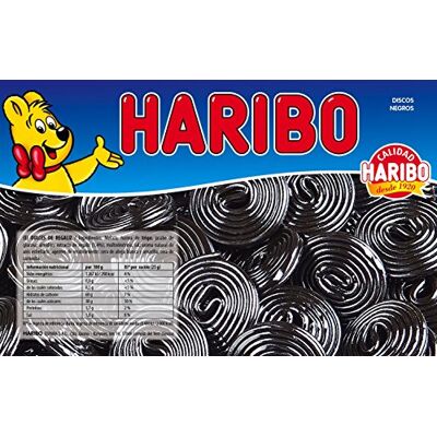 HARIBO Rotella Black Liquorice Wheel Shape 2.0 kg HARIBO Rotella Black Liquorice Wheel Shape 2.0 kg
