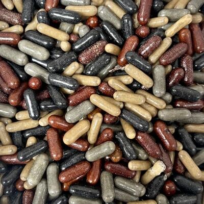 The Gourmet Sweet Company Dutch Liquorice Comfits 500g Share Bag by The Gourmet Sweet Company Dutch Liquorice Comfits 500g Share Bag by