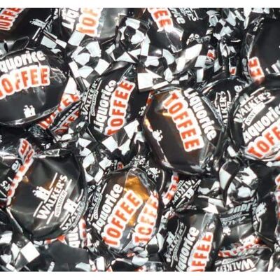 The Gourmet Sweet Company Walker's Nonsuch Liquorice Toffees 1kg Share Bag by The Gourmet Sweet Company Walker's Nonsuch Liquorice Toffees 1kg Share Bag by