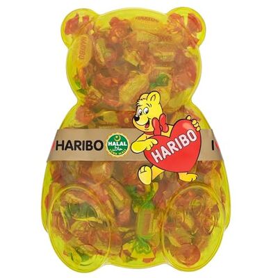 HARIBO Halal Goldbear Gift 1kg Soft Jelly Bear HARIBO Halal Goldbear Gift 1kg Soft Jelly Bear