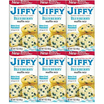 Jiffy Blueberry Muffin Mix 190 g (6-Pack) Jiffy Blueberry Muffin Mix 190 g (6-Pack)