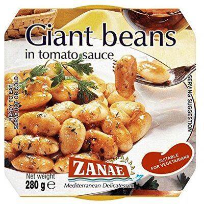 Zanae Butter Beans in Tomato & Onion Sauce 280g Zanae Butter Beans in Tomato & Onion Sauce 280g