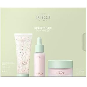 Kiko Milano Kind By Kiko Skincare Set, Skincare Kit: Cleanser, Serum & Face Cream Kiko Milano Kind By Kiko Skincare Set, Skincare Kit: Cleanser, Serum & Face Cream