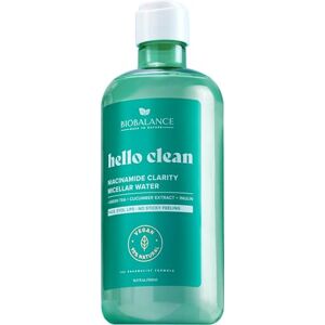 BIOBALANCE back to nature BioBalance Hello Clean Niacinamide Clarity Micellar Water 500ml Face Cleanser Cleanser for Blemish Prone Skin for Oily & Combination Skin Refines Pores & Regulate Excess Sebum BIOBALANCE back to nature BioBalance Hello Clean Niacinamide Clarity Micellar Water 500ml Face Cleanser Cleanser for Blemish Prone Skin for Oily & Combination Skin Refines Pores & Regulate Excess Sebum
