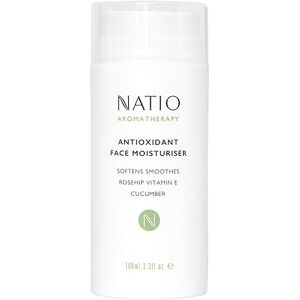 Natio Australia Aromatherapy Antioxidant Face Moisturiser, 100 ml Anti-Aging Face Cream Rosehip and Vitamin E Face Lotion for All Skin Types Natio Australia Aromatherapy Antioxidant Face Moisturiser, 100 ml Anti-Aging Face Cream Rosehip and Vitamin E Face Lotion for All Skin Types