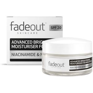 Fade Out Advanced Even Skin Tone Moisturiser for Men with SPF 25 Clinically Proven Face Cream to Even Skin Tone in 4 weeks, 50ml Fade Out Advanced Even Skin Tone Moisturiser for Men with SPF 25 Clinically Proven Face Cream to Even Skin Tone in 4 weeks, 50ml