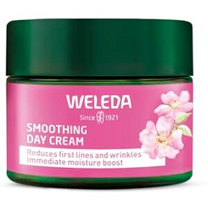 WELEDA Smoothing Day Face Cream with Wild Rose & White Tea, Moisturising Cream for Women & Men, Reduces Wrinkles, Age Protect Complex, Vegan, 40ml WELEDA Smoothing Day Face Cream with Wild Rose & White Tea, Moisturising Cream for Women & Men, Reduces Wrinkles, Age Protect Complex, Vegan, 40ml