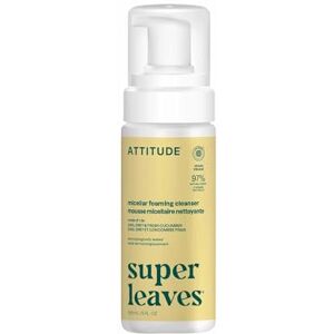 ATTITUDE Micellar Foaming Facial Cleanser, EWG Verified, Dermatologically Tested, Plant and Mineral-Based, Vegan, Lemon Leaves, 150 mL ATTITUDE Micellar Foaming Facial Cleanser, EWG Verified, Dermatologically Tested, Plant and Mineral-Based, Vegan, Lemon Leaves, 150 mL
