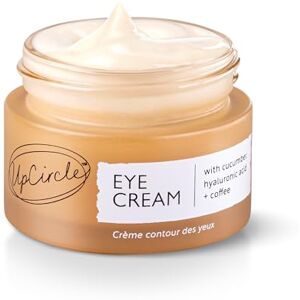 UPCIRCLE Eye Cream With Coffee And Hyaluronic Acid 15ml For Dark Circles, Puffiness + Wrinkles Glycerin, Maple Bark + Cucumber Extract Natural, Vegan + Cruelty-Free UPCIRCLE Eye Cream With Coffee And Hyaluronic Acid 15ml For Dark Circles, Puffiness + Wrinkles Glycerin, Maple Bark + Cucumber Extract Natural, Vegan + Cruelty-Free