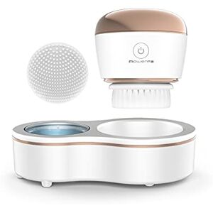 Rowenta Anti-Ageing Facial Cleansing Brush, Gentle Ultrasonic Vibrations, Clean Pores, Refines Skin, Sensitive Skin Friendly, Waterproof, Remove Make-Up, LED Sanitising Zone, Glow Skin, LV4020 Rowenta Anti-Ageing Facial Cleansing Brush, Gentle Ultrasonic Vibrations, Clean Pores, Refines Skin, Sensitive Skin Friendly, Waterproof, Remove Make-Up, LED Sanitising Zone, Glow Skin, LV4020