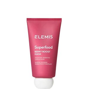 ELEMIS Superfood Berry Boost Mask, Mattifying Prebiotic Face Mask, Deeply Purifying Smoothie-Inspired Facial Mask, Helps Absorb Excess Oil to Reveal Balanced Complexion, 75 ml (Pack of 1)