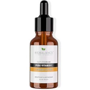 BIOBALANCE back to nature BioBalance 10% Pure Vitamin C Super Serum 30ml Collagen Boost Dark Spot Reduction Brightening Anti Oxidant 10% Vitamin C BIOBALANCE back to nature BioBalance 10% Pure Vitamin C Super Serum 30ml Collagen Boost Dark Spot Reduction Brightening Anti Oxidant 10% Vitamin C