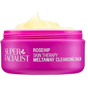 Super Facialist Rosehip Cleansing Balm – Nourishing Makeup Remover Balm & Face Cleanser – Gentle Formula for All Skin Types – Melts Away Impurities 100ml Super Facialist Rosehip Cleansing Balm – Nourishing Makeup Remover Balm & Face Cleanser – Gentle Formula for All Skin Types – Melts Away Impurities 100ml