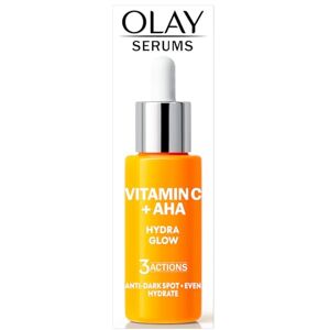 Olay Vitamin C Serum for Face, Skincare with AHA and Niacinamide at 99 Percent Purity, Brightening Skin Care with 3 Actions: Anti Dark Spot Action, Evens, Hydrates, Non Greasy, Non Sticky, 40ml Olay Vitamin C Serum for Face, Skincare with AHA and Niacinamide at 99 Percent Purity, Brightening Skin Care with 3 Actions: Anti Dark Spot Action, Evens, Hydrates, Non Greasy, Non Sticky, 40ml