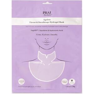Prai Ageless Throat & Decolletage Hydrogel Mask Anti Wrinkle, Neck & Chest Firming Treatment Smoothes, Lifts, Tightens & Hydrates Skin With Hyaluronic Acid & Sepilift Technology Pack of 1 Prai Ageless Throat & Decolletage Hydrogel Mask Anti Wrinkle, Neck & Chest Firming Treatment Smoothes, Lifts, Tightens & Hydrates Skin With Hyaluronic Acid & Sepilift Technology Pack of 1