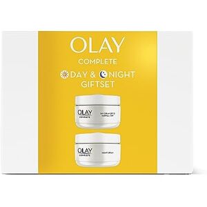 Olay Skincare Gift Set: Complete SPF 15 Face Moisturiser + Night Cream With Vitamin C, Skin Care Christmas Gifts For Women, 50ml + 50ml Olay Skincare Gift Set: Complete SPF 15 Face Moisturiser + Night Cream With Vitamin C, Skin Care Christmas Gifts For Women, 50ml + 50ml