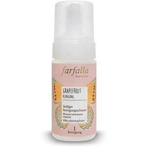 farfalla Grapefruit Cleansing Foam, 120 ml, Revitalising Skin Care, with Aloe Vera & Vitamin C, 100% Organic Natural Cosmetics, Vegan & Dermatologically Tested farfalla Grapefruit Cleansing Foam, 120 ml, Revitalising Skin Care, with Aloe Vera & Vitamin C, 100% Organic Natural Cosmetics, Vegan & Dermatologically Tested