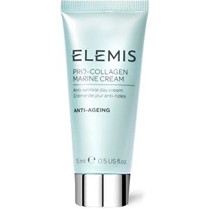 ELEMIS Pro-Collagen Marine Cream, Anti-Wrinkle Daily Face Moisturising Lotion, Hydrating Ultra-Light Gel-Cream Day Moisturiser Leaves Skin Smooth, Glowing and Rejuvenated, 15 ml