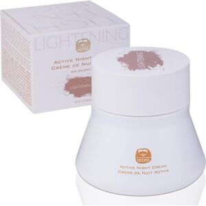 KEDMA Active Night Cream Brightening Night Cream with Glycolic and Mandelic Acid For Even and Renewed Complexion With Niacinamide, Aloe Vera and Vitamin B3-50ml KEDMA Active Night Cream Brightening Night Cream with Glycolic and Mandelic Acid For Even and Renewed Complexion With Niacinamide, Aloe Vera and Vitamin B3-50ml