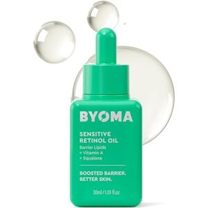 BYOMA Sensitive Retinol Oil (30ml) Face Oil with Retinol, Squalane and Vitamin A For Sensitive Skin and Retinol Beginners, Clinically Proven to Reduce Textured Skin, Fine Lines and Wrinkles, Vegan BYOMA Sensitive Retinol Oil (30ml) Face Oil with Retinol, Squalane and Vitamin A For Sensitive Skin and Retinol Beginners, Clinically Proven to Reduce Textured Skin, Fine Lines and Wrinkles, Vegan