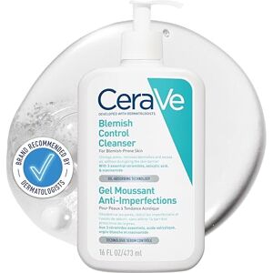 CeraVe Blemish Control Face Cleanser with 2% Salicylic Acid & Niacinamide for Blemish-Prone Skin, 473 ml CeraVe Blemish Control Face Cleanser with 2% Salicylic Acid & Niacinamide for Blemish-Prone Skin, 473 ml