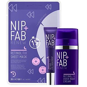Nip+Fab Retinol Anti-Ageing Set Reduce Fine Lines and Wrinkles, Boosting Face Skin, Anti Age Retinol Eye Cream, Night Cream, Mask Nip+Fab Retinol Anti-Ageing Set Reduce Fine Lines and Wrinkles, Boosting Face Skin, Anti Age Retinol Eye Cream, Night Cream, Mask