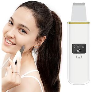 CARER SPARK Ultrasonic Facial Scrubber Electric Skin Spatula with LCD Display, USB Rechargeable, 4 Modes for Deep Cleaning, Blackhead Pores Removal CARER SPARK Ultrasonic Facial Scrubber Electric Skin Spatula with LCD Display, USB Rechargeable, 4 Modes for Deep Cleaning, Blackhead Pores Removal