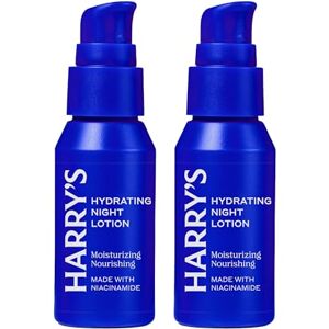 Harry's Hydrating Night Lotion, Night Moisturiser for Face, Lightweight 50ml, 2 Pack Harry's Hydrating Night Lotion, Night Moisturiser for Face, Lightweight 50ml, 2 Pack