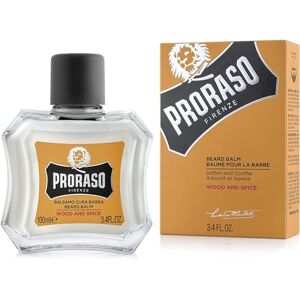 Proraso Beard Balm, Wood and Spice, 100ml, Scented Beard Balm Softens, Protects and Eases Itching and Discomfort, Made in Italy Proraso Beard Balm, Wood and Spice, 100ml, Scented Beard Balm Softens, Protects and Eases Itching and Discomfort, Made in Italy