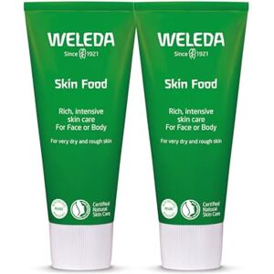 Weleda Skin Food Twin Pack, Dry Skin Moisturiser, Moisturising Cream & Primer, Face & Body, For Men & Women, Multiple Uses, Certified Natural, 2 x 75ml Weleda Skin Food Twin Pack, Dry Skin Moisturiser, Moisturising Cream & Primer, Face & Body, For Men & Women, Multiple Uses, Certified Natural, 2 x 75ml