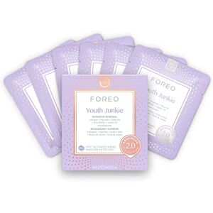 FOREO Youth Junkie Advanced Collection 2.0 UFO-Activated Facial Mask, Hydrating Facial, Antiaging, Beauty & Personal Care, Collagen & Olive Oil, All Skin Types, Dry skin with Wrinkles, 6 Pieces in pack FOREO Youth Junkie Advanced Collection 2.0 UFO-Activated Facial Mask, Hydrating Facial, Antiaging, Beauty & Personal Care, Collagen & Olive Oil, All Skin Types, Dry skin with Wrinkles, 6 Pieces in pack